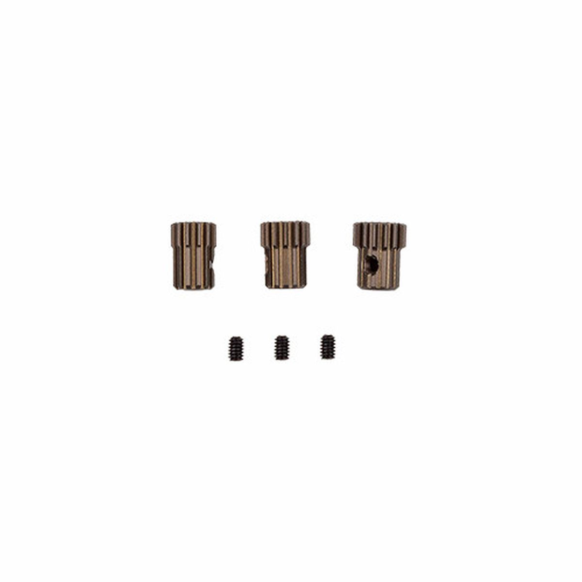 Team Associated RC28R Factory Team Aluminum Pinion Gear Set 12-14 Tooth 64P – 1/28 Scale Upgrade