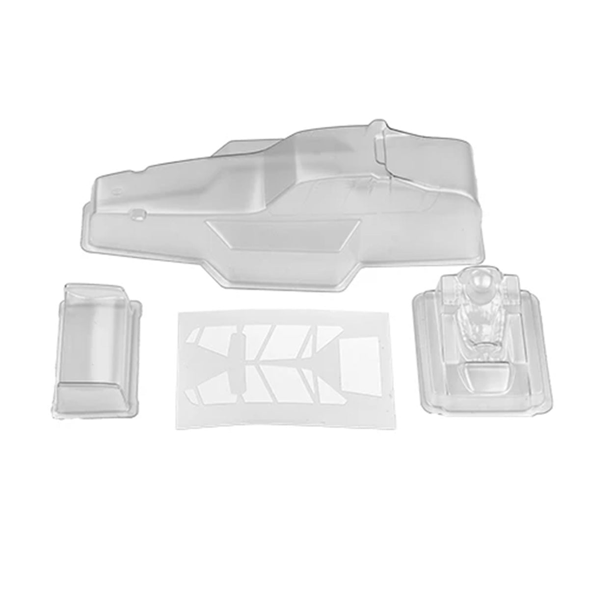 Team Associated Model 24 Protech Body Set, Clear