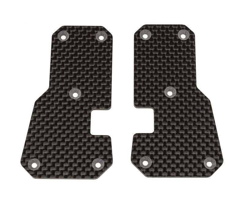 Team Associated SR7 FT Arm Inserts, Carbon Fiber 26070