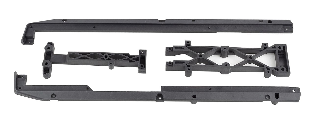 Team Associated SR7 FT Lower Chassis Brace Set Carbon 26075