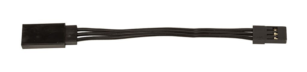 Team Associated 75mm Servo Wire Extension Black (2.95in)