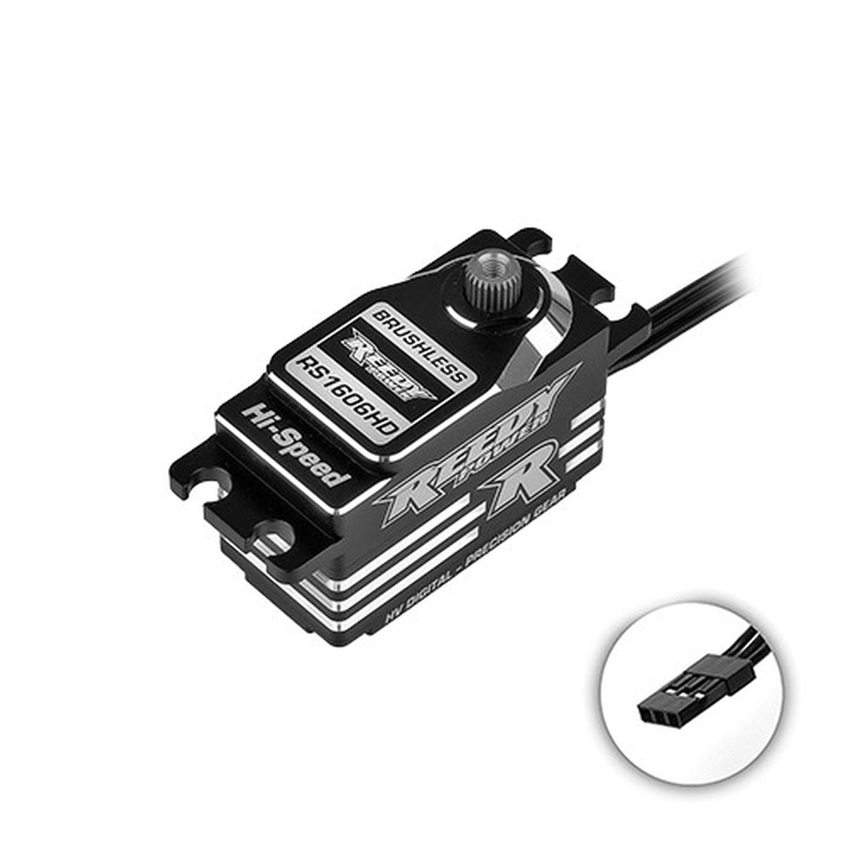 Reedy Power RS1606HD Low-Profile Brushless Steel-Gear Hi-Speed Servo – 1/10 Competition
