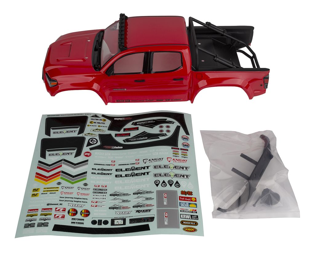 Team Associated Element RC Enduro Knightwalker Pre-Painted Body Set (Red) 42276