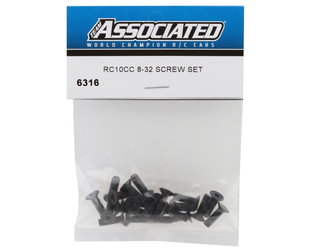 Team Associated RC10CC 8-32 Screw Set 6316