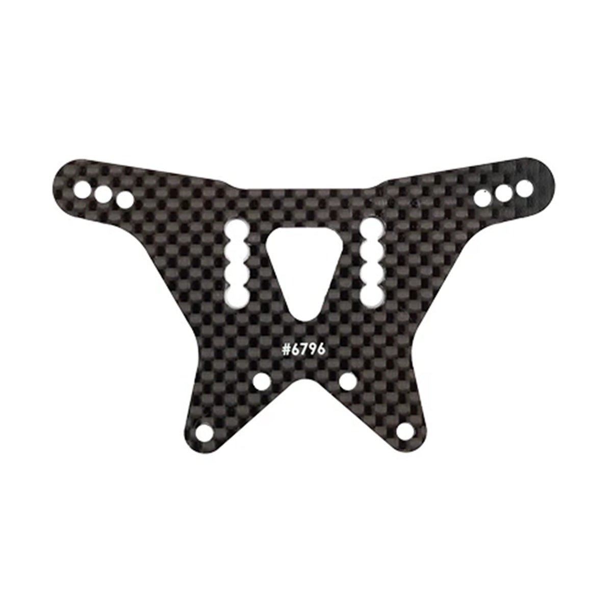 Team Associated RC10 FT Carbon Fiber Rear Shock Tower, 3.5mm, Low CG RC Replacement Part