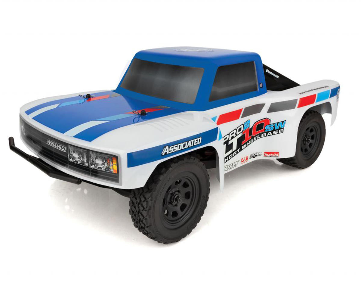 Team Associated Pro2 LT10SW 1/10 RTR 2WD Brushless Short Course Truck Blue/White 2.4GHz Radio