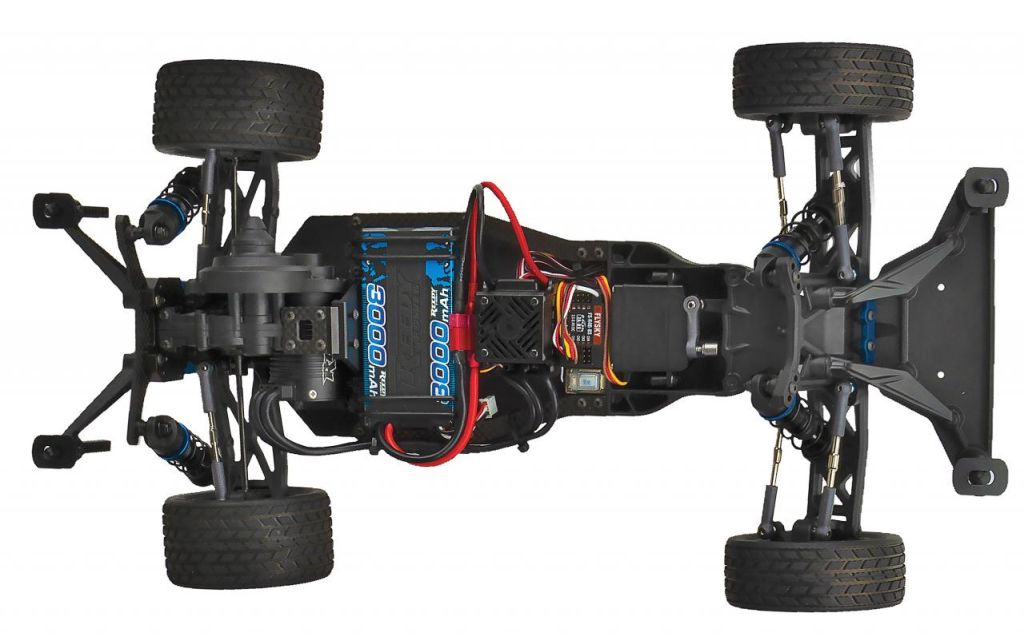 Team Associated SR10M RTR Electric Brushless 2WD Dirt Oval Car Combo (Blue) 2.4GHz Flysky FS-G4P Radio