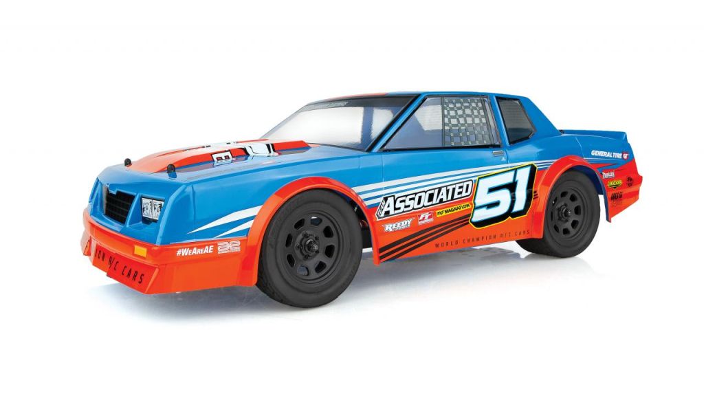 Team Associated SR10M RTR Electric Brushless 2WD Dirt Oval Car (Blue) w/2.4GHz Flysky FS-G4P Radio