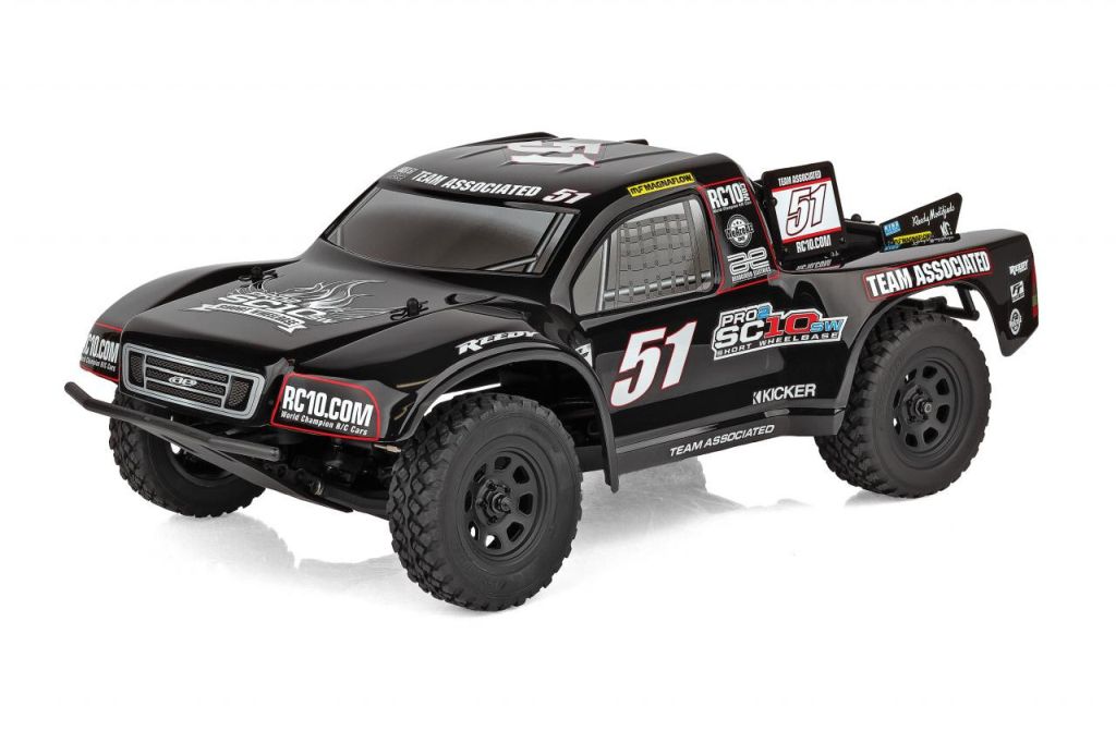 Team Associated Pro2 SC10SW RTR Short Course Truck (Black) – 2WD Brushless RC