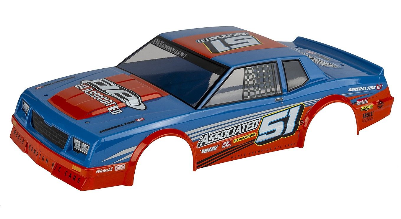 Team Associated SR10M Street Stock Body Blue 71055