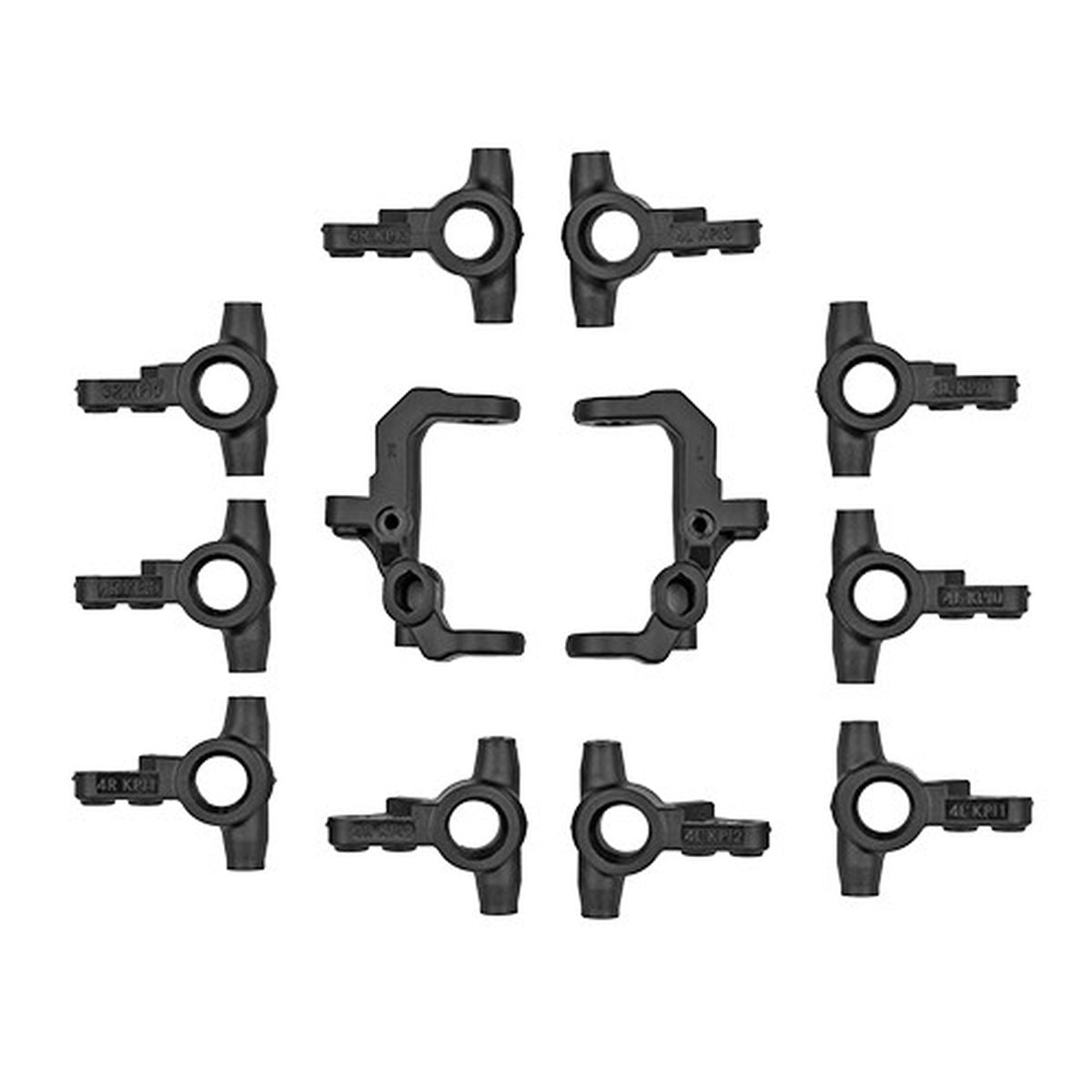 Team Associated RC10B7 V2 Caster and Steering Blocks – 1/10 Buggy Replacement