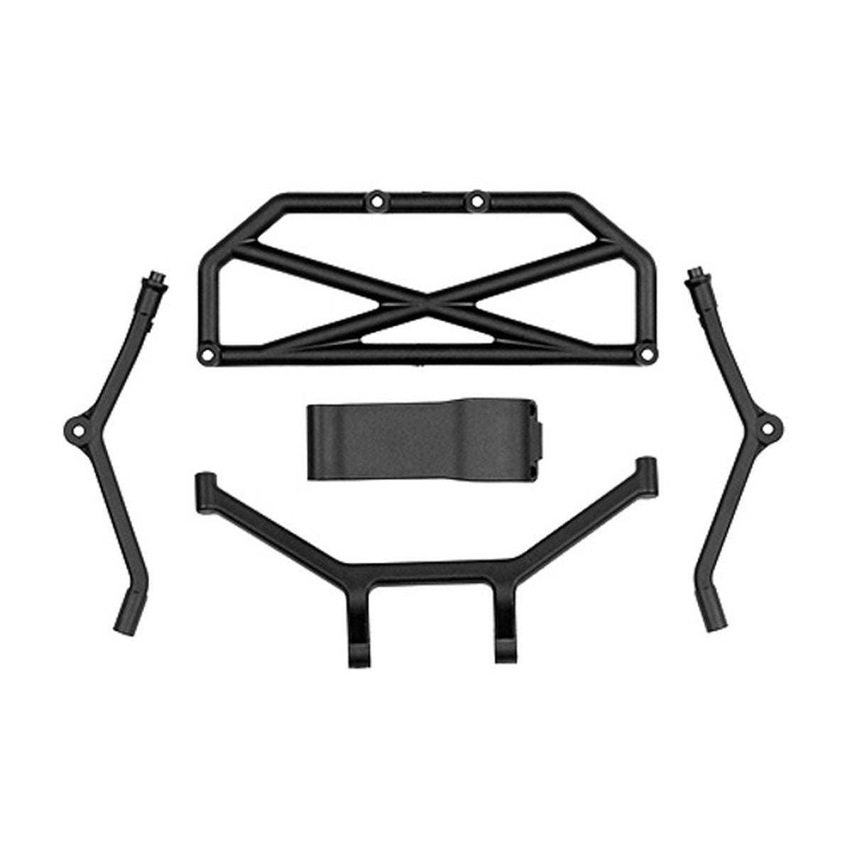 Team Associated RC10SC7 Rear Bumper Set – Short Course Protection Replacement