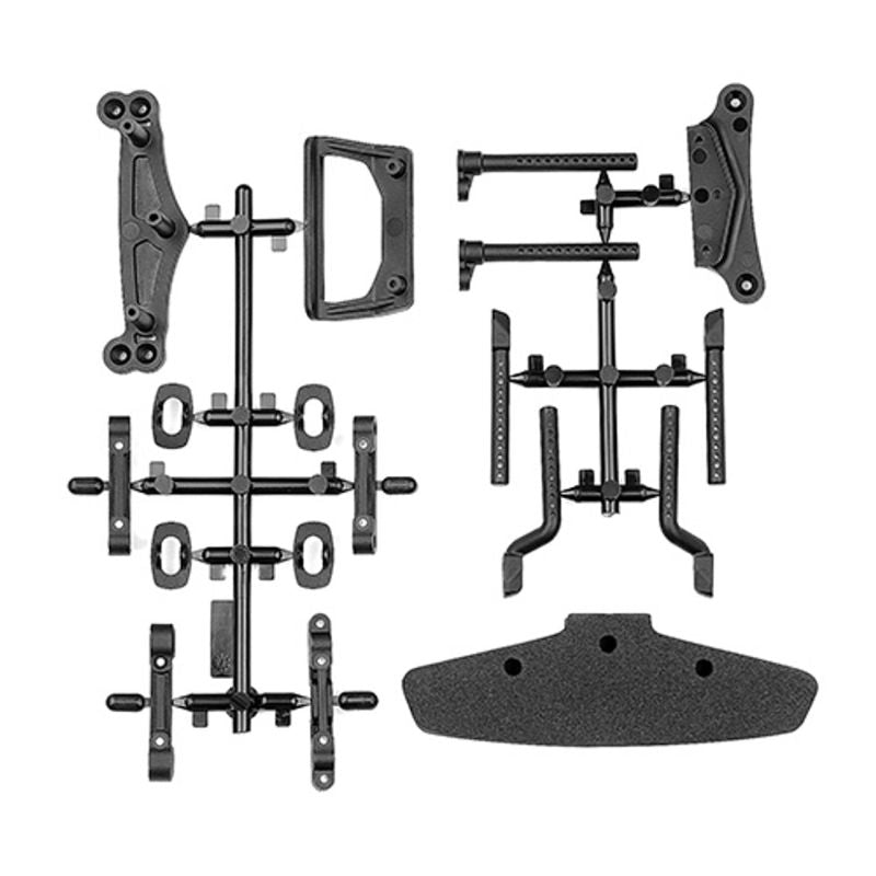 Team Associated DC10 Arm Mounts, Body Mounts, and Bumper Mounts 72205