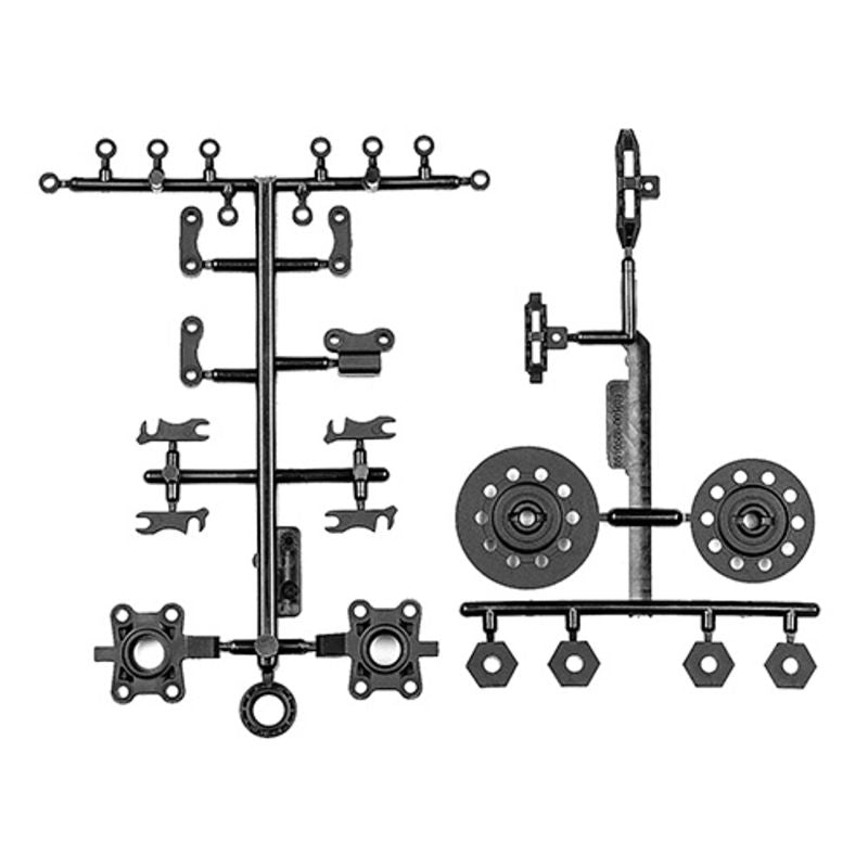 Team Associated DC10 Hubs, with Wheel Hex Brake Disks 72210