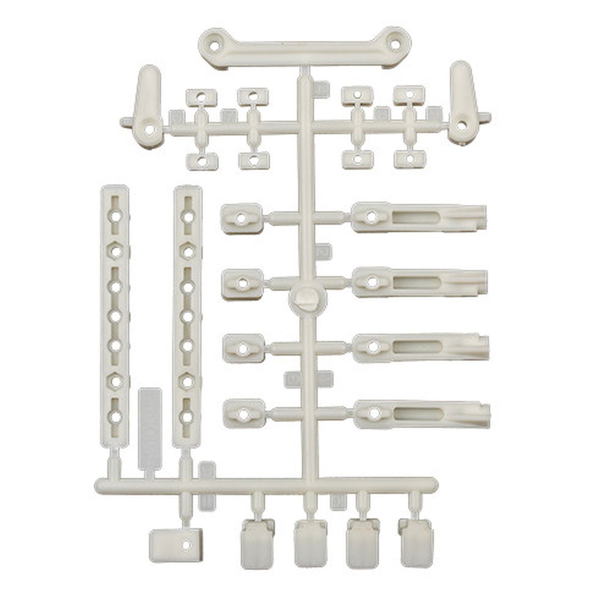 Team Associated DC10 Battery Mount Set Natural – Electronics Bay Replacement