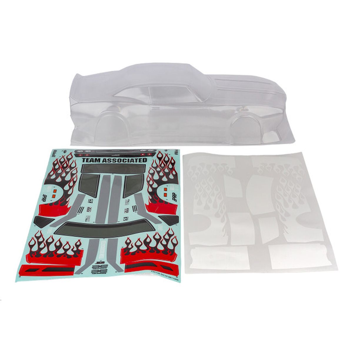 Team Associated DC10 Classic Clear Body Set – 1/10 Drift Car Replacement Shell