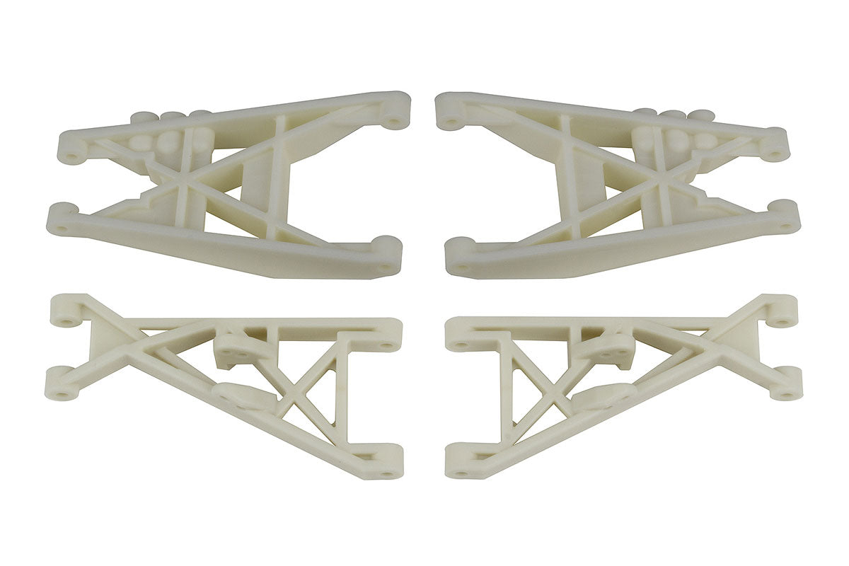 Team Associated Front and Rear Suspension Arms, white 7806