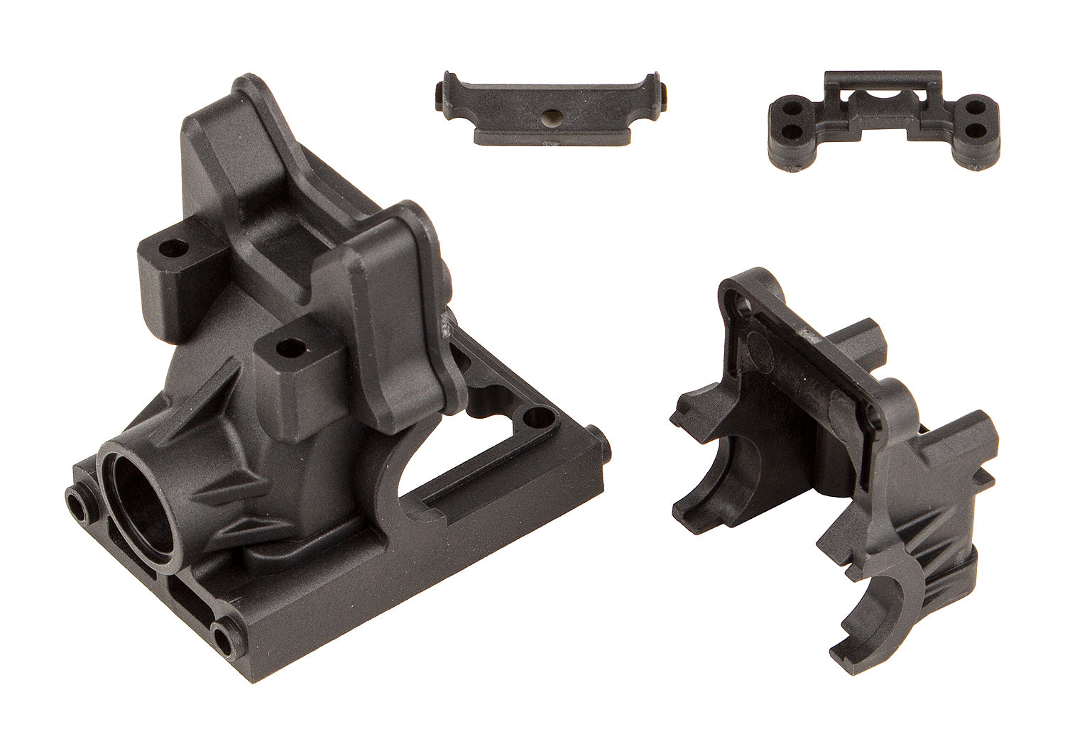 Team Associated RC8B4 FT Rear Gearbox, Carbon, for RC8B4.1/RC8B4.1e 81653