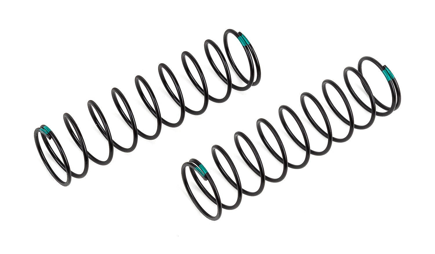 Team Associated 16mm Rear Springs, Green 3.60 lb/in, L83, 10.0T, 1.5D 81663