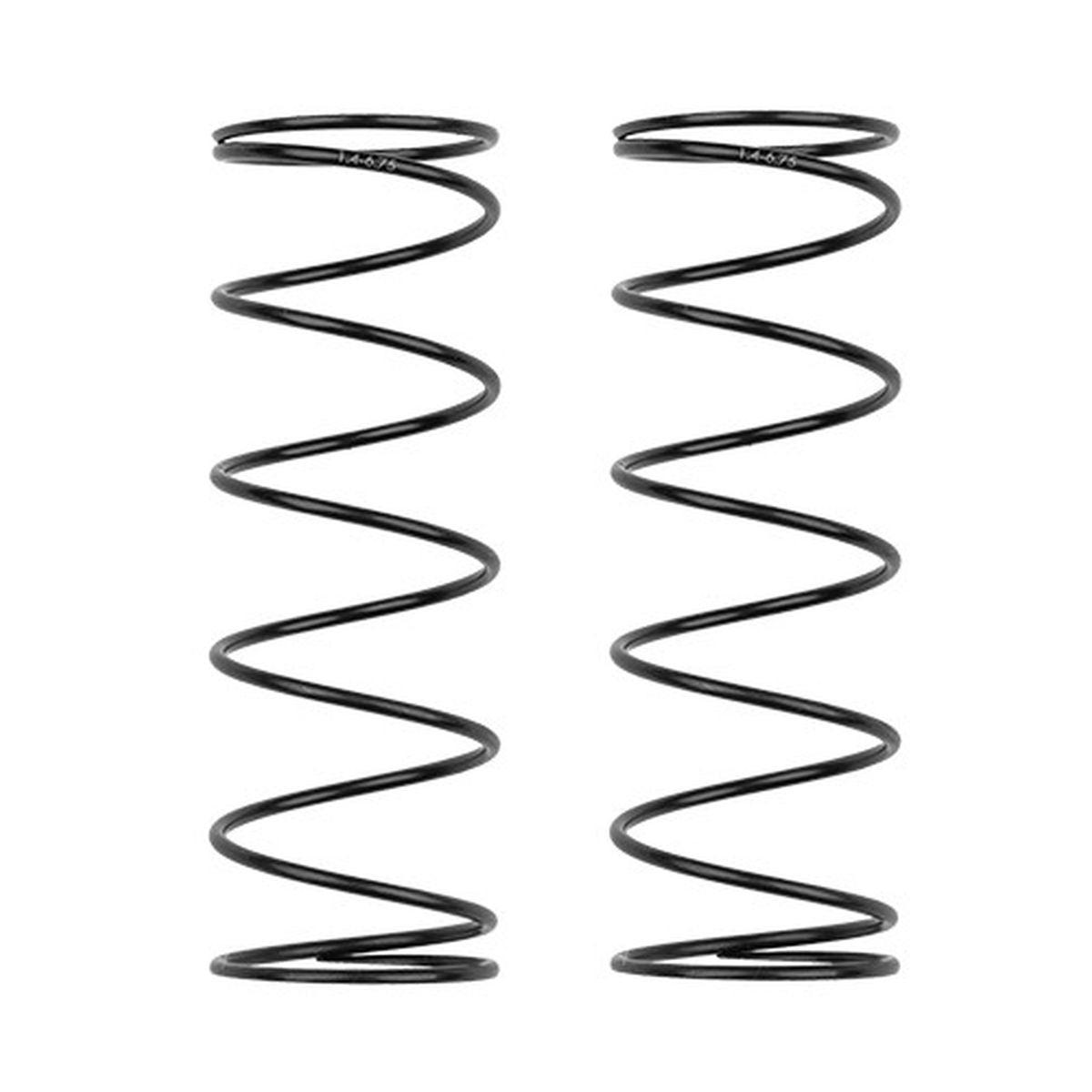 Team Associated 16mm Shock Springs, Yellow 4.40 lb/in, L66, 6.75T, 1.4D RC Upgrade Part