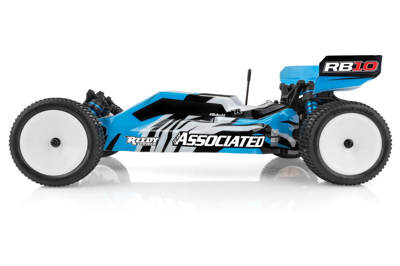 Team Associated RB10 RTR 1/10 Electric 2WD Brushless Buggy (Blue) 2.4GHz Radio & DVC