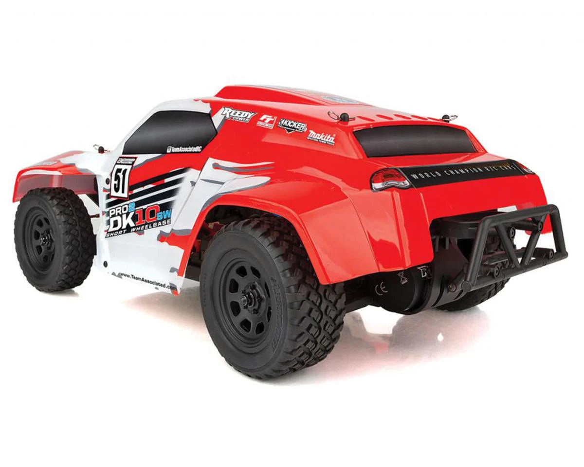 Team Associated Pro2 DK10SW 2WD 1/10 Brushless Dakar Rally Racer Short Course (Red) 2.4GHz Radio
