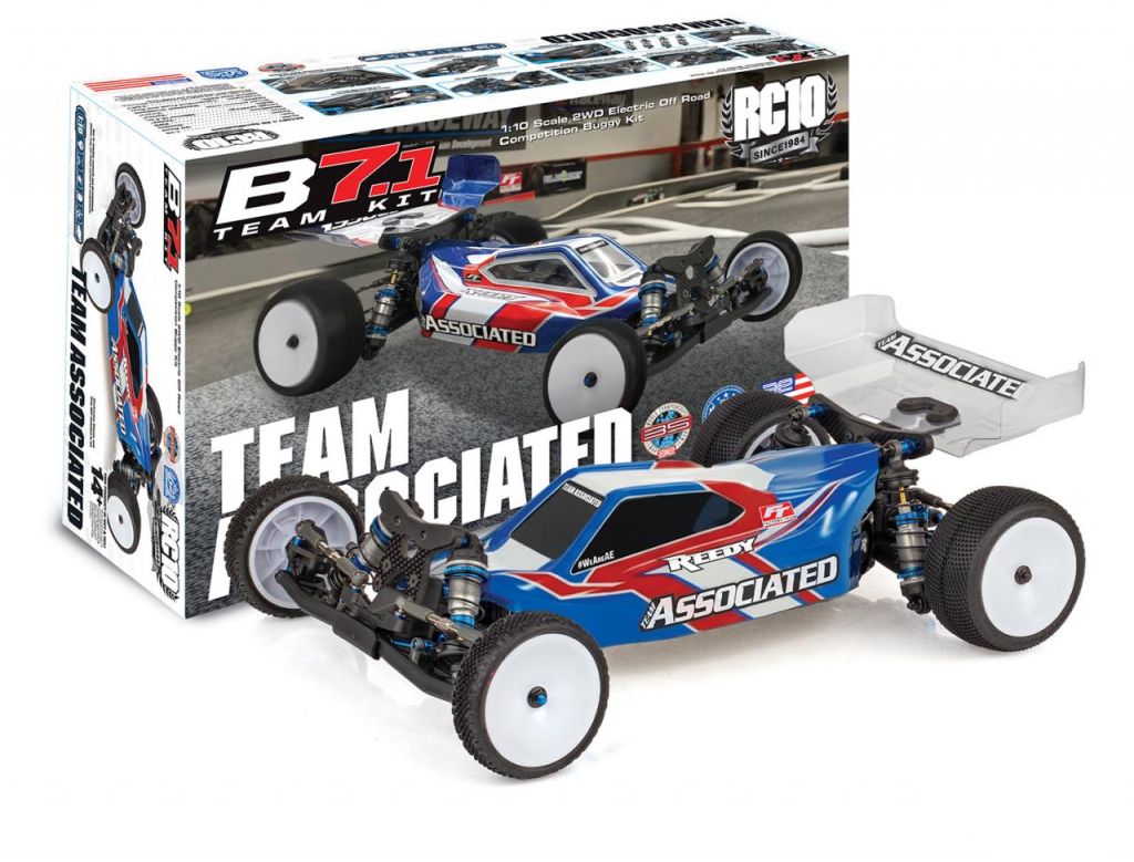 Team Associated RC10B7.1 Team Kit (90046) – 1/10 Scale 2WD Electric Buggy