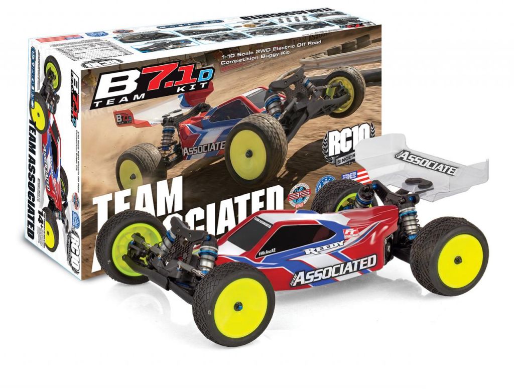 Team Associated RC10B7.1D Team Kit (90047) – 1/10 Scale 2WD Electric Buggy