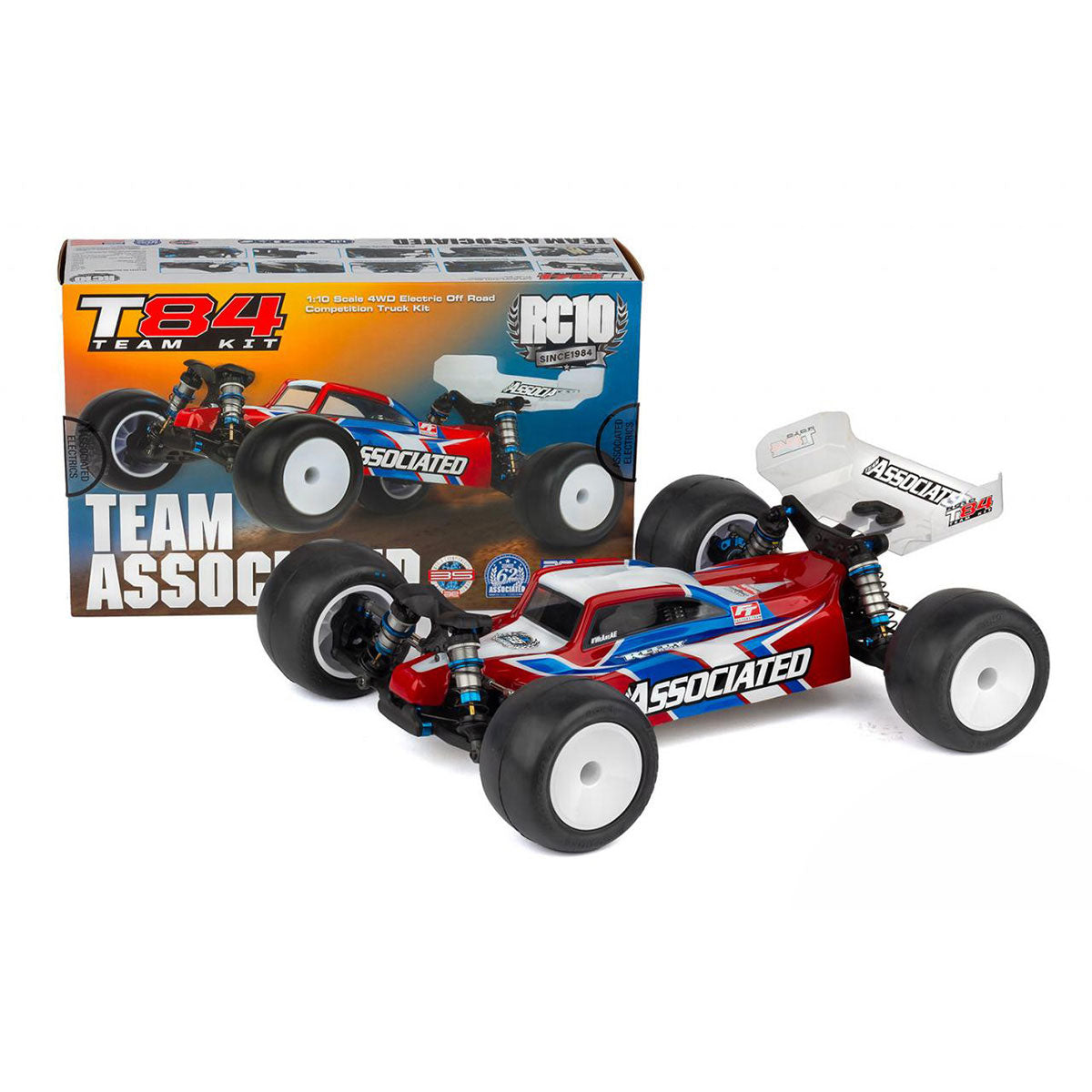 Team Associated RC10T84 Team Kit – 1/10 4WD Stadium Truck Builder