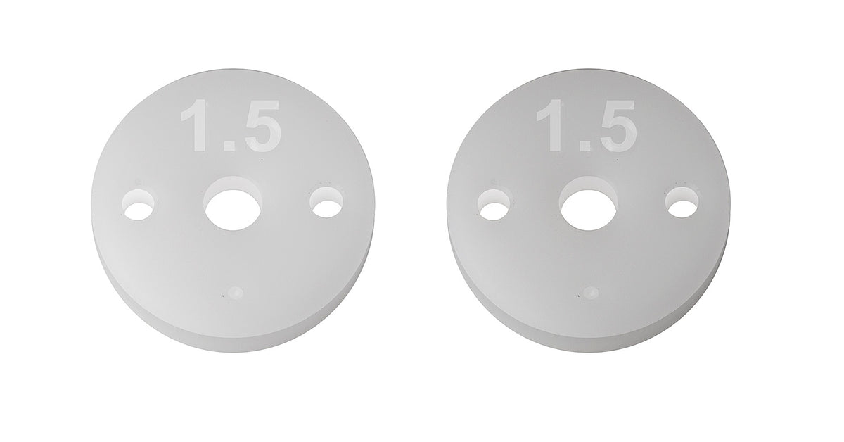 Team Associated FT 13mm Shock Pistons 2.5mm, 2x1.5 RC Upgrade Part