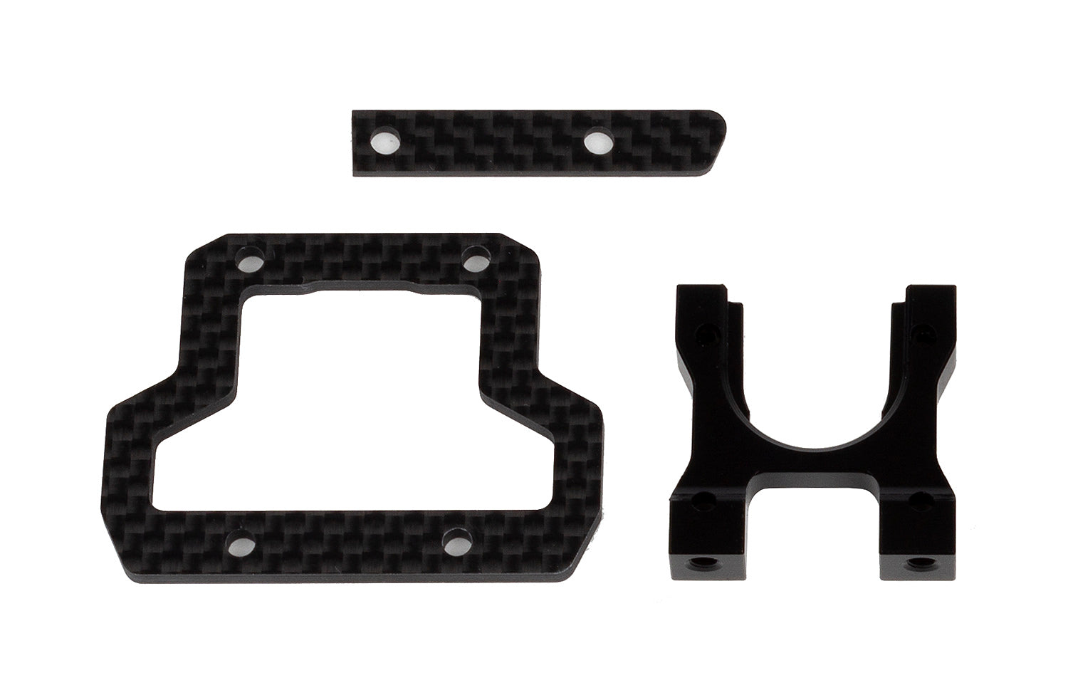 Team Associated RC10B74.2 Center Bulkhead and Brace Set, Decoupled Slipper 92378