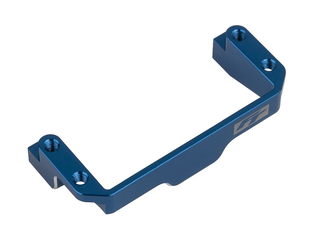 Team Associated RC10B7 FT One-Piece Servo Mount, Blue Aluminum 92456