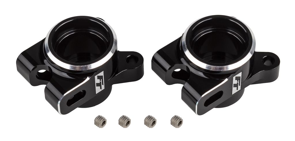 Team Associated RC10B7 FT Rear Hub Set, Black  92472