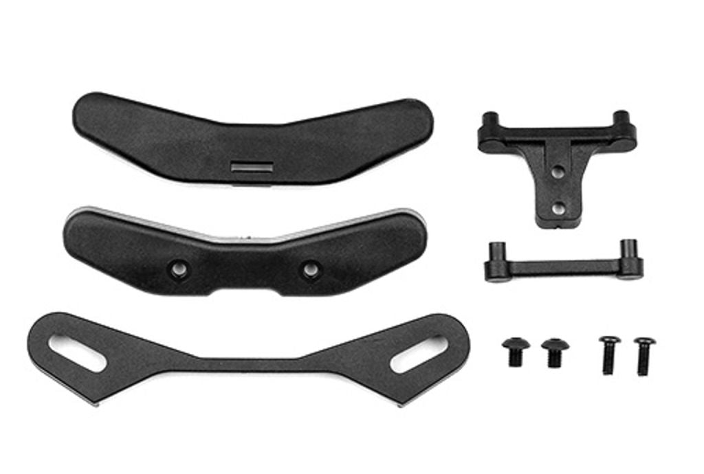 Team Associated RC10B7 Sock Tower Cover and Upper Wing Mount Set 92487