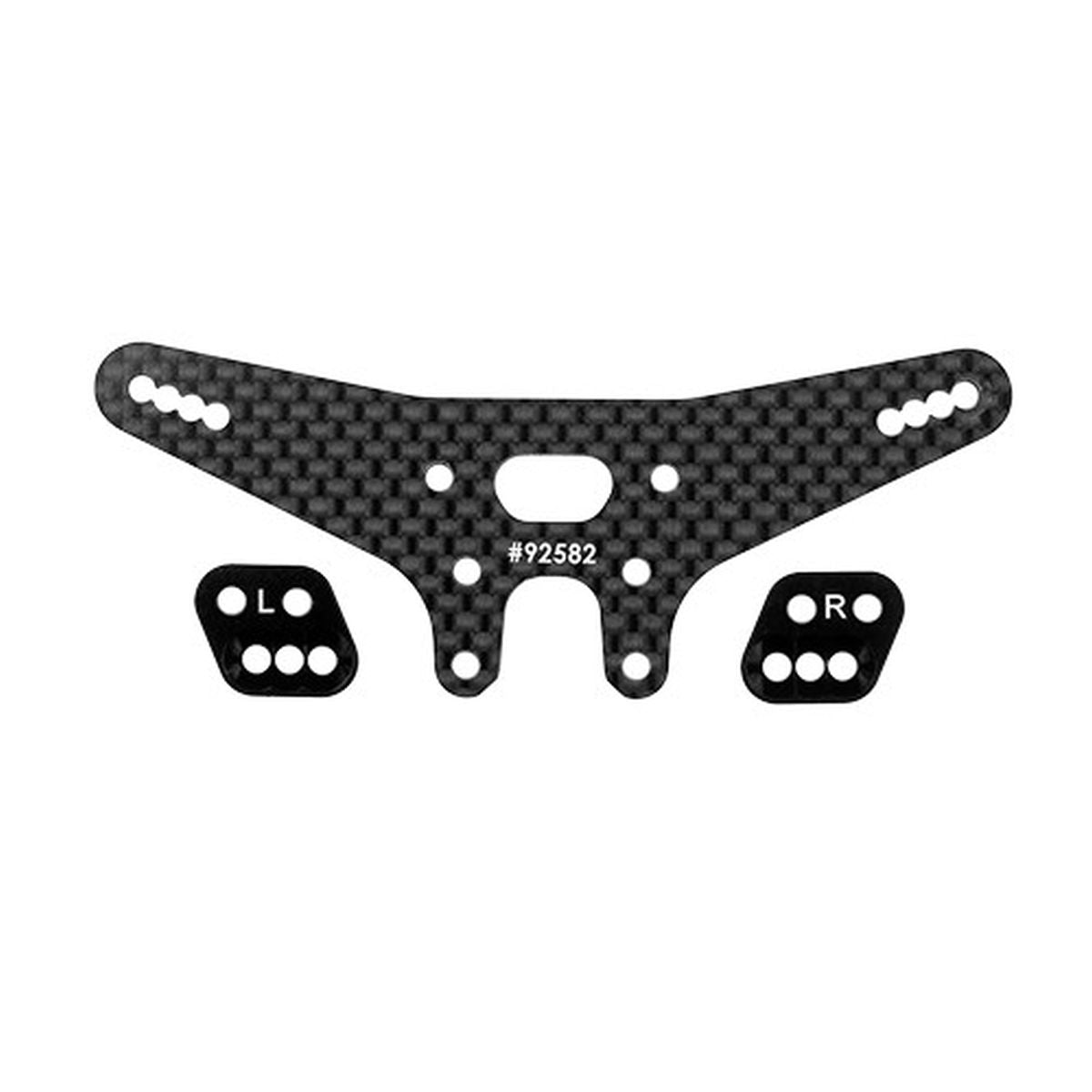 Team Associated RC10B7.1 Factory Team Gull Dropper and Rear Shock Tower Set -2mm – Suspension Tuning Upgrade