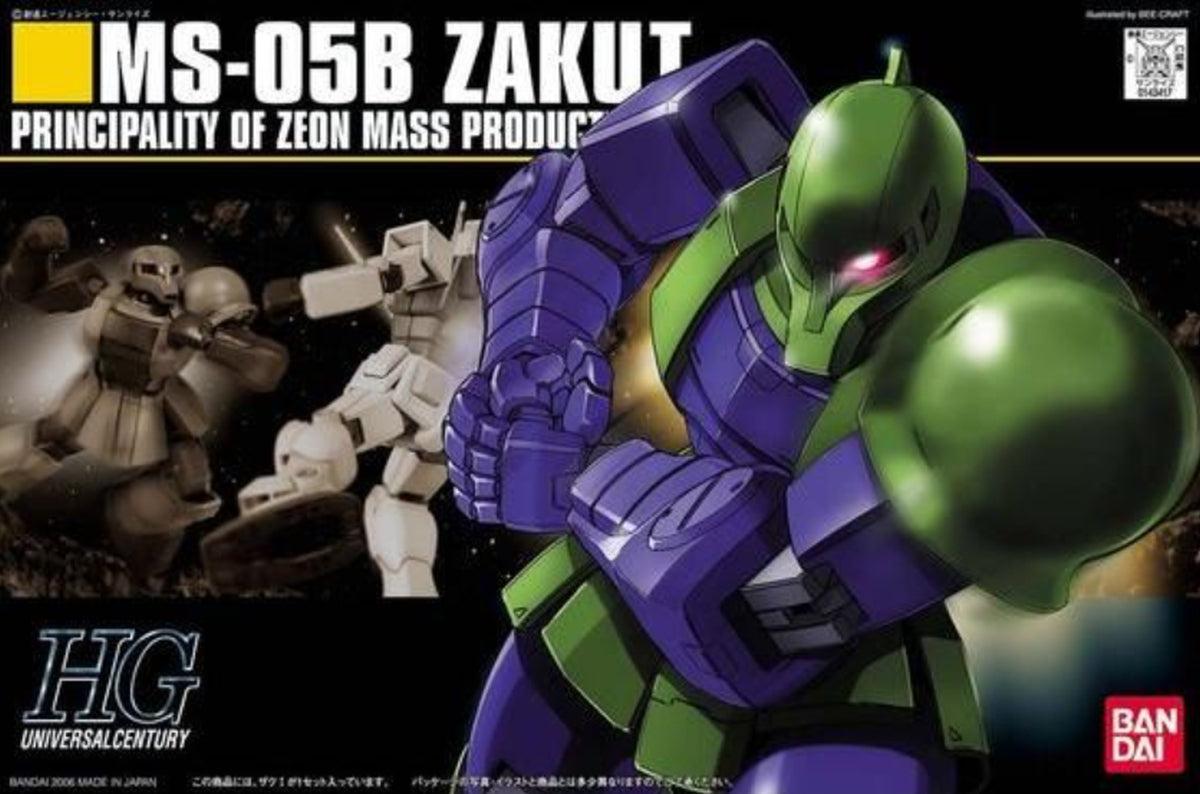 Bandai HGUC 1/144 MS-05B Zaku I - image 3
