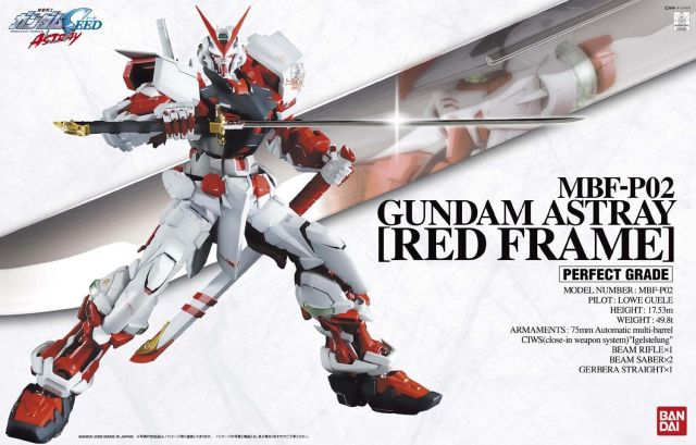 Bandai PG 1/60 MBF-P02 Gundam Astray Red Frame - image 5