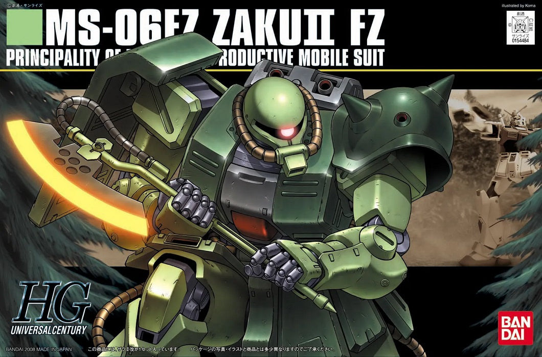 Bandai HGUC 1/144 MS-06FZ Zaku II FZ (Zaku II Kai) - image 5