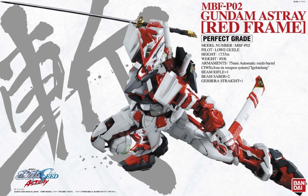 Bandai PG 1/60 MBF-P02 Gundam Astray Red Frame - image 5