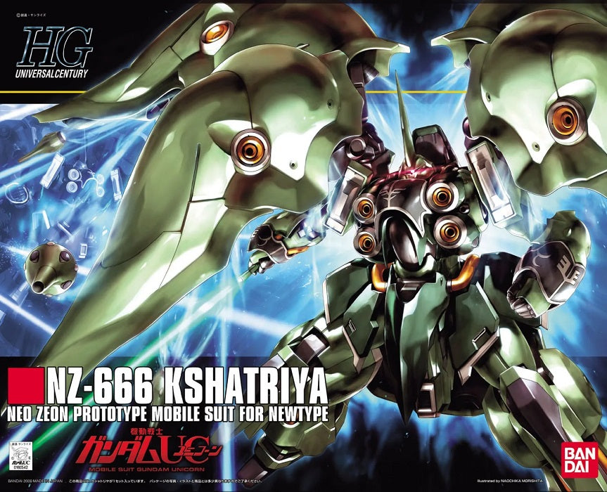 Bandai HGUC 1/144 NZ-666 Kshatriya - image 5