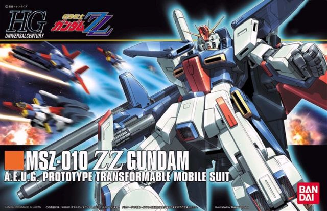 Bandai HGUC 1/144 MSZ-010 ZZ Gundam - image 2