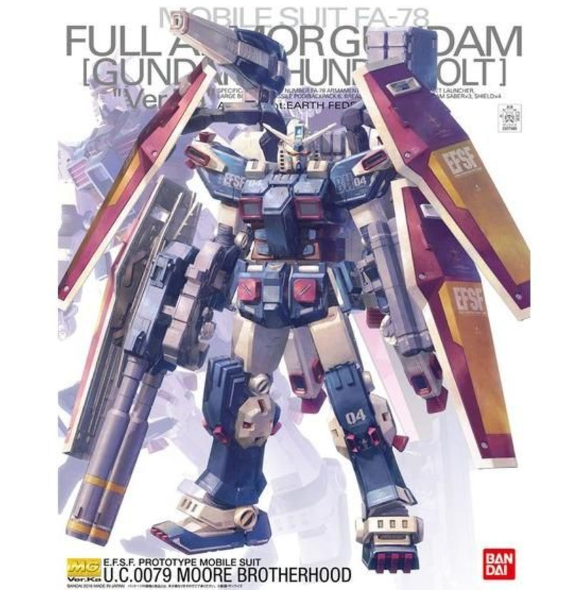 Bandai MG 1/100 FA-78 Full Armor Gundam Ver.Ka - image 5