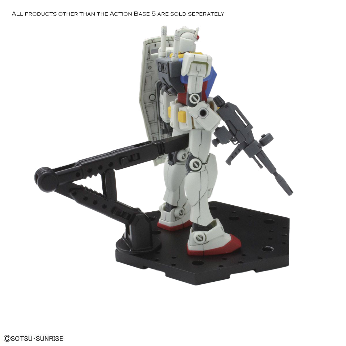 Bandai Action Base 5 Black Display Stand for 1/144 Scale Models - image 3
