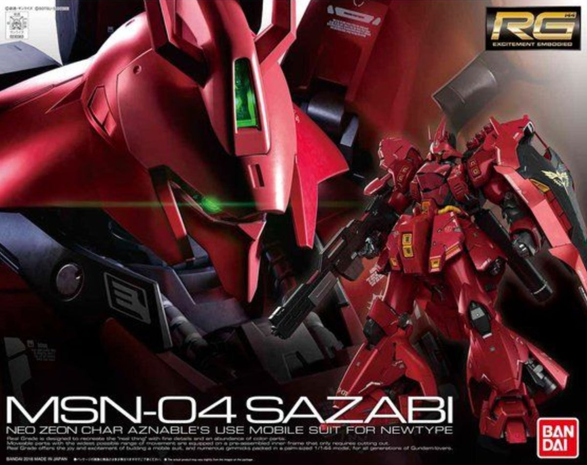 Bandai RG 1/144 MSN-04 Sazabi - image 5