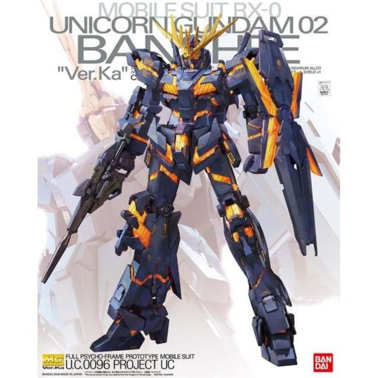 Bandai MG 1/100 RX-0 Unicorn Gundam 02 Banshee Ver.Ka - image 3