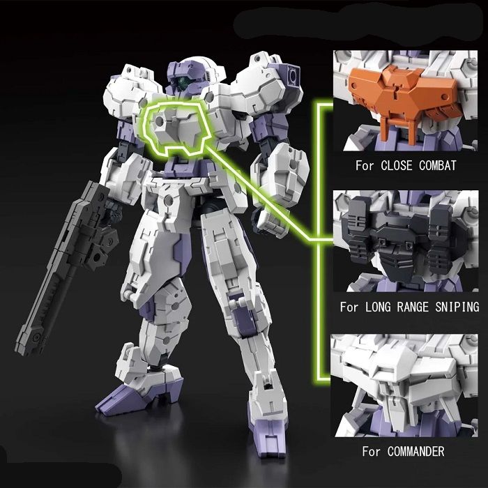 Bandai 30 Minutes Missions (30MM) 1/144 eEXM-21 Rabiot White #23 - image 4
