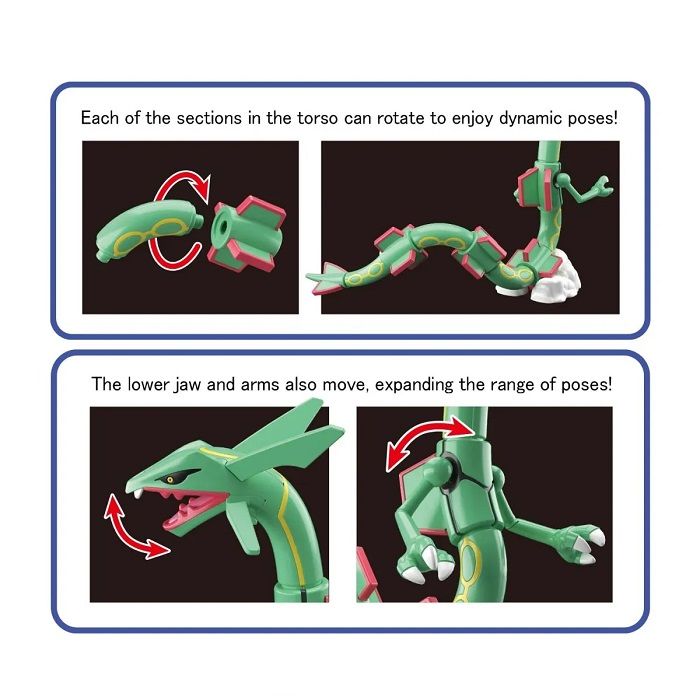 Bandai Pokemon Model Kit Rayquaza - image 3