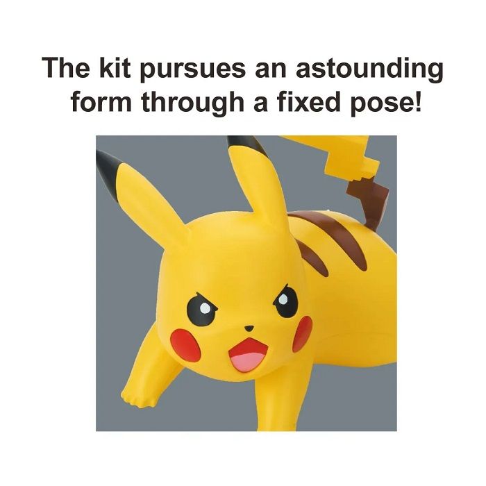 Bandai Pokemon Model Kit Quick!! 03 Pikachu (Battle Pose) - image 3