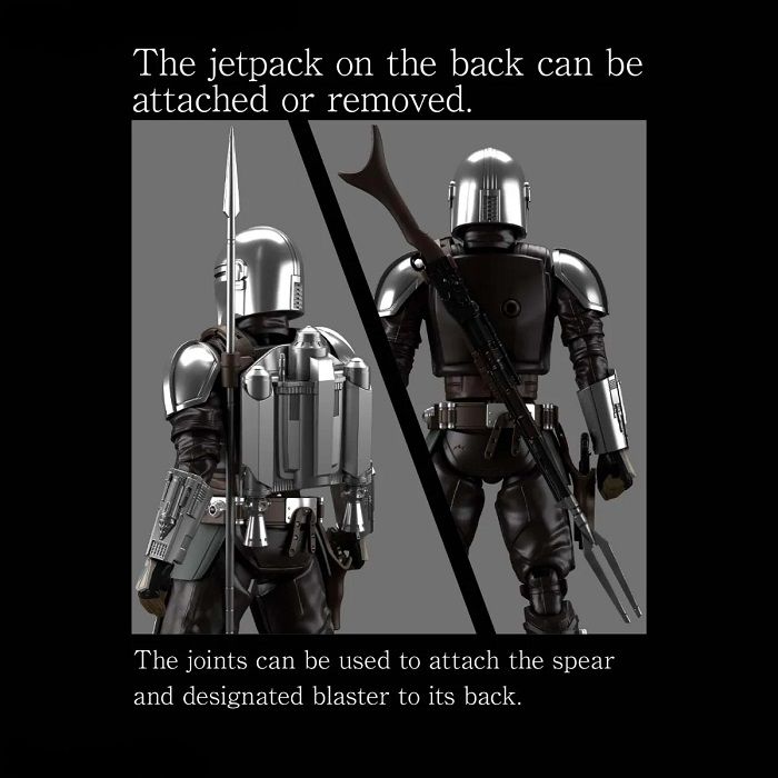Bandai 1/12 Mandalorian Beskar Armor (Silver Coating Ver.) - image 4