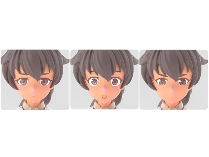Bandai 30 Minutes Sisters 30MS Option Face Parts Facial Expression Set 6 (Color C)